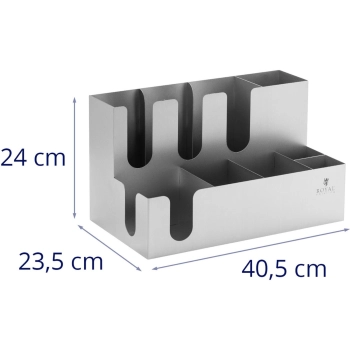  Stojak organizer na kubki wieczka mieszadełka cukier do kawy - zdj. dodatkowe 5