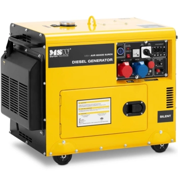  Agregat prądotwórczy generator prądu Diesel 16 l 240/400 V 6000 W AVR - zdj. dodatkowe 1