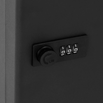  Szafka skrzynka organizer ścienny na 93 klucze metalowy z zamkiem szyfrowym - zdj. dodatkowe 2