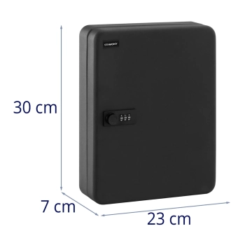  Szafka skrzynka organizer ścienny na 93 klucze metalowy z zamkiem szyfrowym - zdj. dodatkowe 5