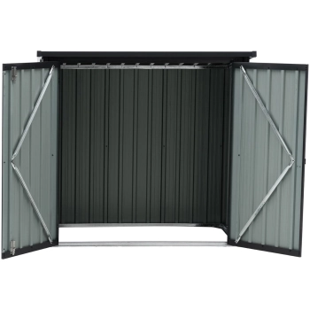  Domek narzędziowy ogrodowy metalowy 145 x 86 x 135 cm - zdj. dodatkowe 1