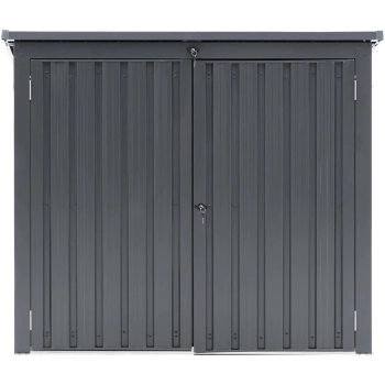  Osłona obudowa na 2 kosze kubły na śmieci 240 l metalowa - zdj. dodatkowe 1