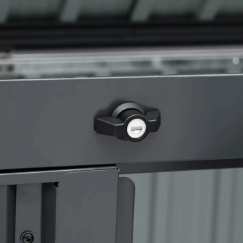  Osłona obudowa na 2 kosze kubły na śmieci 240 l metalowa - zdj. dodatkowe 2