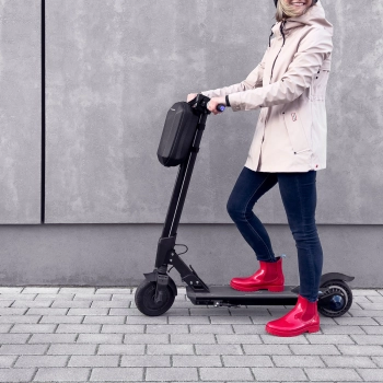  Wodoodporna torba na kierownicę hulajnogi torba na hulajnogę 4 l czarna - zdj. dodatkowe 4