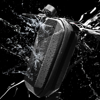  Wodoodporna torba na kierownicę hulajnogi torba na hulajnogę 4 l czarna - zdj. dodatkowe 8