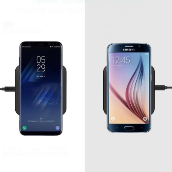  Ładowarka bezprzewodowa Qi 10W do telefonu i słuchawek czarny - zdj. dodatkowe 1