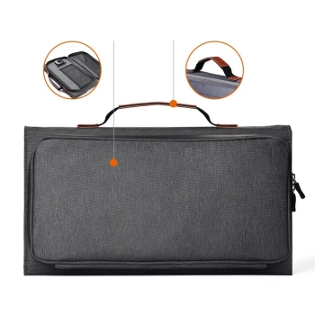  Ładowarka solarna słoneczna turystyczna USB USB C 36W QC PD szara - zdj. dodatkowe 6