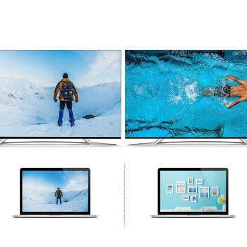  Kabel przewód USB Typ C - HDMI 4K 30Hz 3m czarny - zdj. dodatkowe 7