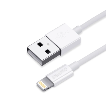  Kabel przewód USB-A - Lightning MFI 1.8m certyfikowany biały - zdj. dodatkowe 1
