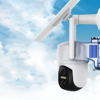  Kamera WiFi z aplikacją sterującą Android iOS IR LED + panel słoneczny 5W - zdj. dodatkowe 1