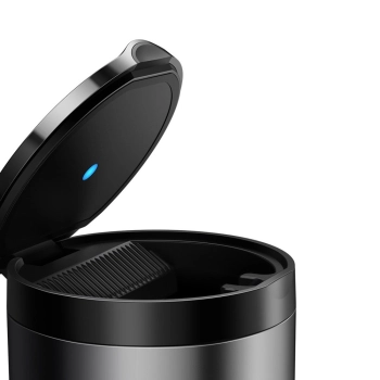  Popielniczka do auta samochodu z podświetleniem LED szary - zdj. dodatkowe 3