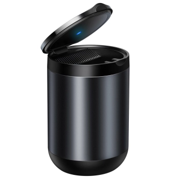  Popielniczka do auta samochodu z podświetleniem LED szary - zdj. dodatkowe 4