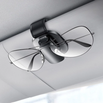  Uchwyt klips samochodowy na okulary srebrny - zdj. dodatkowe 10