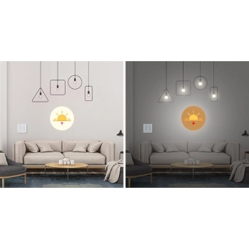  D1 inteligentny ściemniacz światła RF 433 MHz czarny - zdj. dodatkowe 7