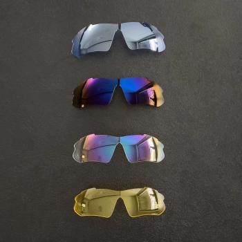  Okulary rowerowe przeciwsłoneczne polaryzacyjne z zestawem szkieł + nakładka korekcyjna czarny - zdj. dodatkowe 6