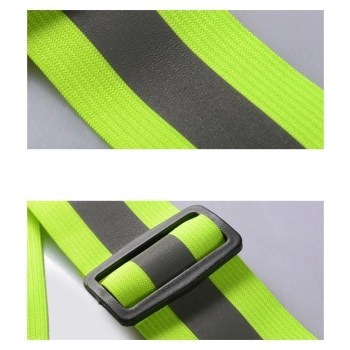  Szelki odblaskowe na rower motor do biegania kamizelka odblaskowa pomarańczowy - zdj. dodatkowe 7