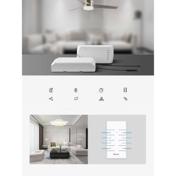  Sterownik do wentylatora ze zintegrowaną lampą biały iFan04-H - zdj. dodatkowe 6