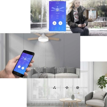  Sterownik do wentylatora ze zintegrowaną lampą biały iFan04-H - zdj. dodatkowe 7