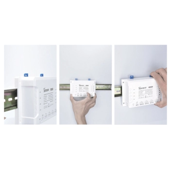  Inteligentny 4-kanałowy przekaźnik przełącznik prądu WiFi biały 4CHR3 - zdj. dodatkowe 10