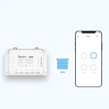  Inteligentny 4-kanałowy przekaźnik przełącznik prądu WiFi biały 4CHR3 - zdj. dodatkowe 3