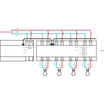  Inteligentny przełącznik miernik zużycia prądu mocy WiFi Ethernet SPM-4Relay - zdj. dodatkowe 8