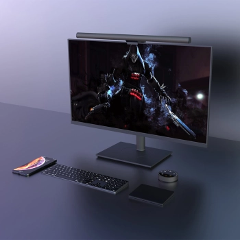  Bezprzewodowa lampka LED oświetlenie na ekran monitor Elesense czarny - ZESTAW 2szt. - zdj. dodatkowe 9