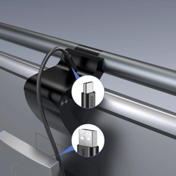  Bezprzewodowa lampka LED oświetlenie na ekran monitor Elesense czarny - ZESTAW 2szt. - zdj. dodatkowe 8