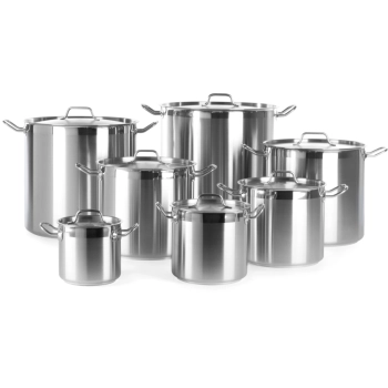  Garnek wysoki Profi Line z pokrywką dno Sandwich 70 l śr. 450 x 450 mm - Hendi 832929 - zdj. dodatkowe 1