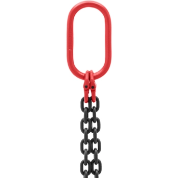  Zawiesie łańcuchowe transportowe 2-cięgnowe z hakami 2 x 1 m 2800 kg - zdj. dodatkowe 4