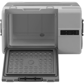  Lodówka samochodowa turystyczna na kółkach z funkcją mrożenia 12/24 V DC/AC 60 W 52 l - zdj. dodatkowe 4