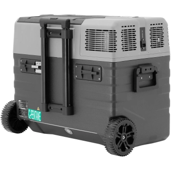  Lodówka samochodowa turystyczna na kółkach z funkcją mrożenia 12/24 V DC/AC 60 W 52 l - zdj. dodatkowe 5