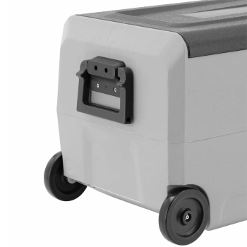  Lodówka zamrażarka samochodowa turystyczna na kółkach 2 oddzielne strefy AC DC 80 W 36 l - zdj. dodatkowe 4