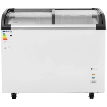  Zamrażarka skrzyniowa przeszklona do lodów mrożonek 273 l 198 W - zdj. dodatkowe 5