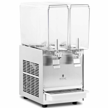  Dyspenser dozownik chłodzący do soków napojów podwójny 2 x 10 l 290 W - zdj. dodatkowe 1