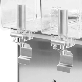  Dyspenser dozownik chłodzący do soków napojów podwójny 2 x 10 l 290 W - zdj. dodatkowe 4