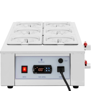  Podgrzewacz do czekolady sosów polew elektryczny 6 x 1.5 l 1500 W - zdj. dodatkowe 5