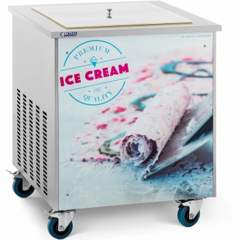  Maszyna do lodów tajskich rolowanych płyta mrożąca 50 x 50 cm 600 W - zdj. dodatkowe 1