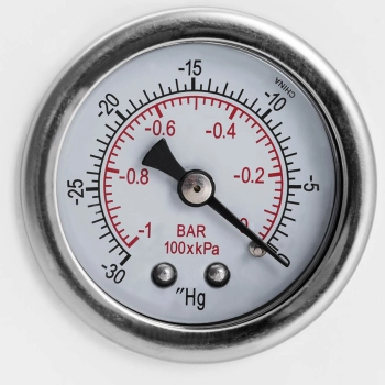  Pompa próżniowa laboratoryjna z manometrem bezolejowa 15 l/min 30 W - zdj. dodatkowe 2