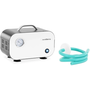  Pompa próżniowa laboratoryjna z manometrem bezolejowa 30 l/min 50 W - zdj. dodatkowe 1