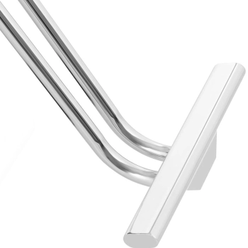  Fotel fryzjerski barberski kosmetyczny z podnóżkiem wys. 47-63 cm czarno - biały - zdj. dodatkowe 2