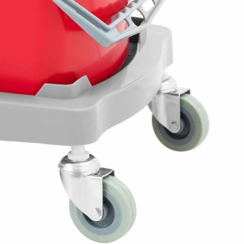  Wózek do sprzątania mycia podłóg 2 wiadra wyciskarka 2x 17 l - zdj. dodatkowe 2