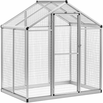  Woliera klatka zewnętrzna wybieg dla ptaków ssaków 122 x 178 x 195 cm - zdj. dodatkowe 1