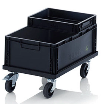  Wózek transportowy ESD do skrzynek pojemników EUR 60x40cm - zdj. dodatkowe 1
