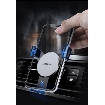  Samochodowy uchwyt grawitacyjny na nawiew kratkę wentylacyjną szary - zdj. dodatkowe 3