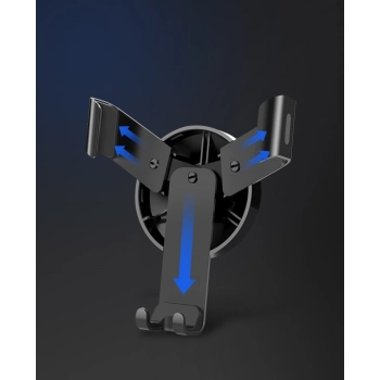  Samochodowy uchwyt grawitacyjny na nawiew kratkę wentylacyjną szary - zdj. dodatkowe 7