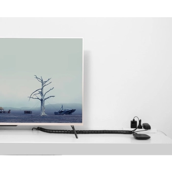  Maskownica organizer do kabli 5m czarny - zdj. dodatkowe 2