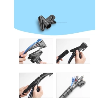  Maskownica organizer do kabli 5m czarny - zdj. dodatkowe 8