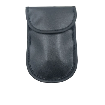  Etui antykradzieżowe na klucze samochodowe klatka Faradaya 14x10cm czarny - zdj. dodatkowe 9