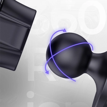  Samoprzylepny przyklejany magnetyczny uchwyt samochodowy do telefonu na deskę rozdzielczą czarny - zdj. dodatkowe 1