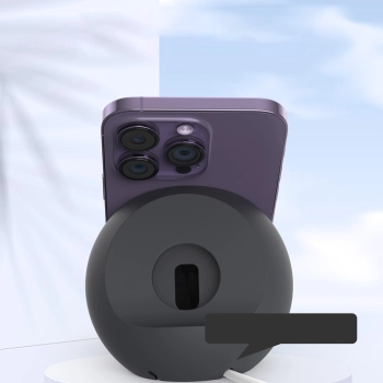  Uchwyt podstawka na ładowarkę indukcyjną stojak na telefon MagSafe różowy - zdj. dodatkowe 8